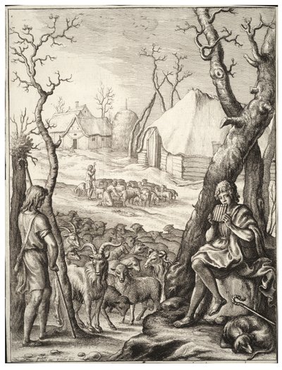 Stock Breeding by Wenceslaus Hollar